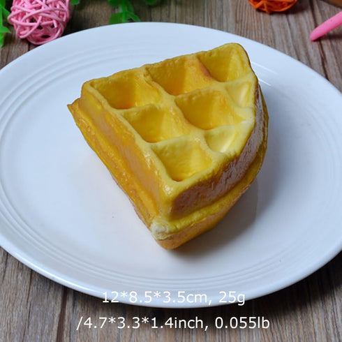 Nice Purchase Artificial Fake Cake - Realistic Imitation Faux Waffle Cake Replica for Decoration