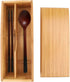 Tomotato Chopsticks Storage Box,Wooden Cutlery Box with Lid Bamboo Silverware Storage Box Utensil Drawer Organizer Japanese Chopsticks Box with Lid Utensil Holder Organizer Container for Home Kitchen by Tomotato
