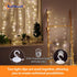 3.3x5Ft 8 96Led HXWEIYE Short Curtain Lights for Small Window, USB Plug in Warm White Fairy Light with Timer & Clips