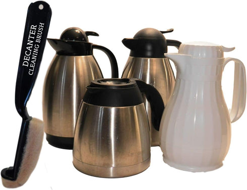 COFFEE DECANTER CLEANING BRUSH - Lifetime Guaranty, Thermal Insulated Carafe