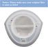 6-Pack EVF100 Filters for Black+Decker HNV220B, HNV215B, HNV115B Series Hand Vacuum Cleaners, Note: Not HNVCF10 Filter