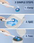 Set, 8 6 2 Leebein Electric Toilet Brush and Holder Electric Toilet Bowl Scrubber Kit with Replaceable Brush Heads