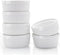 Nuwave Ceramic Ramekins 8 oz, Set of 6, Elegant Style for Baking Souffles, Custards, Puddings, 4.3” Wide & 2” Tall,