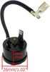 6pcs 1/4HP Refrigerator Overload Protector, 220V Thermal Compressor Replacement Part