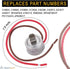 Seentech Lifetime 4387503 Bimetal Defrost Thermostat for Whirlpool, Kenmore Refrigerator/Freezer Replaces PS11742474
