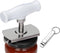 Kichwit Jar Opener for Arthritis - Stainless Steel Lid Opener for Small and Medium Jars, Keychain Included