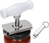 Kichwit Jar Opener for Arthritis - Stainless Steel Lid Opener for Small and Medium Jars, Keychain Included