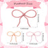 6 2 Barydat Pcs Boho Bow Wall Decor Pink Bow Nursery Decoration Coquette Room Decor Woven Macrame Wall Hanging Size