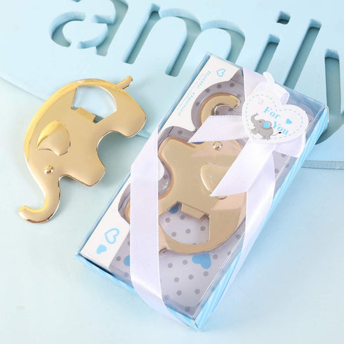 Cesdai Pack 36 36) of Bottle Opener Baby Shower Party Favor for Guests Elephant Shaped Bottle Opener Baby Shower Favors