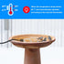 500W 50Gal Magoog Chicken Water Heater, Chicken Water Deicer for Plastic Waterer, Liverstock Water Heater, Cast