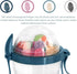 IDOBY 20 Oz Cups(Set 4) Overnight Oats Containers With Lids & Spoon, Meal Prep Yogurt Containers, Parfait Cups