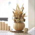 100 Pcs Dried Wheat Sheaves Bundle, Golden Natural Wheat Bouquet for Fall Farmhouse DIY Decor (16")