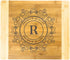 Premium Natural Two Tone Bamboo Cutting Board, 13.5" x 11.5", Thick Sturdy Reversible Serving Tray