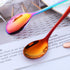 BuyGo 18/8 Stainless Steel Teaspoon Set of 8, 6 Inch Coffee Dessert Espresso Spoons, Mix Color, Dishwasher Safe