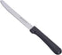 Cuisinox Set of 4 Steak Knives with Black Polypropylene Handle and Rounded Tip