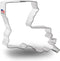 Foose Store Louisiana Cookie Cutter 3.5 Inch, Tin Plated Steel Made in the USA