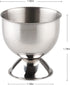 Leegg Set 12 Egg Holder Cup of Egg Cups for Soft & Hard Boiled Eggs Stainless Steel Egg Holders Kitchen Tool