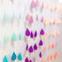 Baby Shower Decorations for Girl - Pink Party Hanging Raindrop Garland, Wedding Supplies, Birthday Banners Decor Set