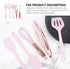 Amosfun 5pcs Mini Kitchen Utensil Set, Kids Kitchen Tools Learning Toy Whisk, Spatula, Tongs, Spoon