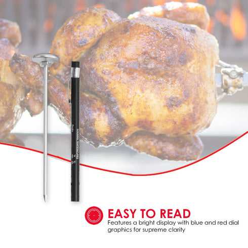 Home Basics Durable Cooking Thermometer - Stainless Steel Construction