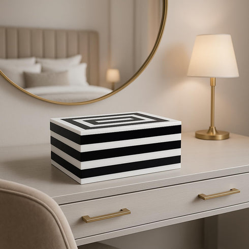 6x4.5 Handicrafts Home Decorative Keepsake Box Small Organizer Box with Lid, Boho Decorative Storage, Retro Memory Box