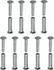 9 Sets Kitchen Knife Handle Screw Fixing Rivet Nuts, Chef Knives Cutter Wooden Grip Screws