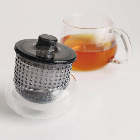 KINTO 22914 UNITEA Unimag Heat Resistant Glass, 11.8 fl oz (350 ml), Wine Red
