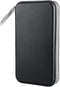 CD Case, DVD Case Holder, 96 Capacity Hard Plastic Storage Binder for Car, Home, Office, Travel (Black).