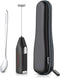 Electric Milk Frother Drink Mixer, ROMAUNT Handheld Electric Battery Operated Frother, Stainless Steel Foam Maker