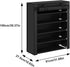 5-Tier 20-25 Closet Laiensia Vertical Shoe Rack Organizer, Space Saving Shoe Storage Organizer, Non-Woven Cover Shoe