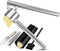 BMCASEQP 5-in-1 Stainless Steel Garlic Press Set with Jumbo Chamber & Mincer -