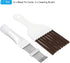 PATIKIL Air Conditioner Fin Comb, 3 Set Stainless Steel Condenser Fin Straightener & Cleaning Brush