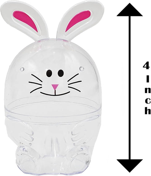 6-Pack The Dreidel Company Fillable Easter Carrots, Bunny, and Chick Containers, Perfect Characters for Easter Egg