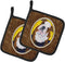 Caroline's Treasures SS8415PTHD English Bulldog Pot Holders Set, Heat Resistant Kitchen Oven Hot Pads, 7.5 x 7.5