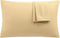 uxcell 2 Pack Pillow Cases Soft 1800 Series Microfiber with Zipper King (20"x36") - Gold
