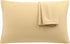 uxcell 2 Pack Pillow Cases Soft 1800 Series Microfiber with Zipper King (20"x36") - Gold
