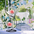 13 Inch Globe(5inch), (1, 13.8x5"Black) Unique Ornament Display Stand, Black Metal Ornament Hanger Stand, S-type Two