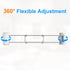 songsoso 2 Pack 713 Inches RV Shower Corner Storage Bar, Camper Shower Caddy, Adjustable Bathroom Organizer, Stainless