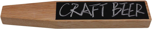 Large Wooden Chalkboard Kegerator Tap Handles, Oak DIY Craft Beer Tap Handles Tall 10" for Beer-Lovers