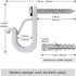 Dolibest 40 Pack Q-Hanger Hooks for Home Christmas Lights, String Light Hooks with Safety Buckle Design for Outdoor
