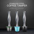 RECAPS Stainless Steel Coffee Tamper Tool Compatible with Nespresso Machine Refillable Filter Pressing 24mm