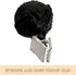 6 Pack AVLA Tablecloth Weights, Heavy Cloth Pendant with Metal Clips, Resin Round Ball Hangers, Table Covers Clamps