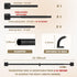 Curtain Rods for Windows, 48 to 84 inch, 5/8" Diameter Black Ceiling Mount Warp Around Rod