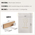Wall Mounted Hair Dryer Holder with Storage Bag, Drill-Free Adhesive Blow Dryer Holder for Bathroom