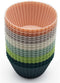Reusable Silicone Cupcake Baking Cups 24 Pack, 2.75 inch Non-Stick Muffin Liners for Party Halloween Christmas