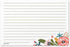 Jot & Mark Floral Recipe Cards 4x6 | Double Sided Thick Cardstock, 50 Count (Garden Floral) by Jot & Mark