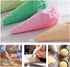 Disposable Cake Decorating Bags - Set of 100 White 14 Inch Round Piping Bags for Cakes, Cupcakes, Cookies