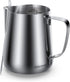 Milk Frothing Pitcher, 20oz Stainless Steel Steaming Pitcher for Coffee Bar, Cappuccino Barista Tools