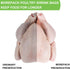 Poultry Shrink Wrap Bags - 50 Pcs Clear Heat Shrink Bags, 10x16 Inches with Zip Ties for Chickens and Rabbits
