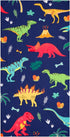 LIVILAN Dinosaur Beach Towel for Kids, Soft Microfiber 30" X 60", Quick
